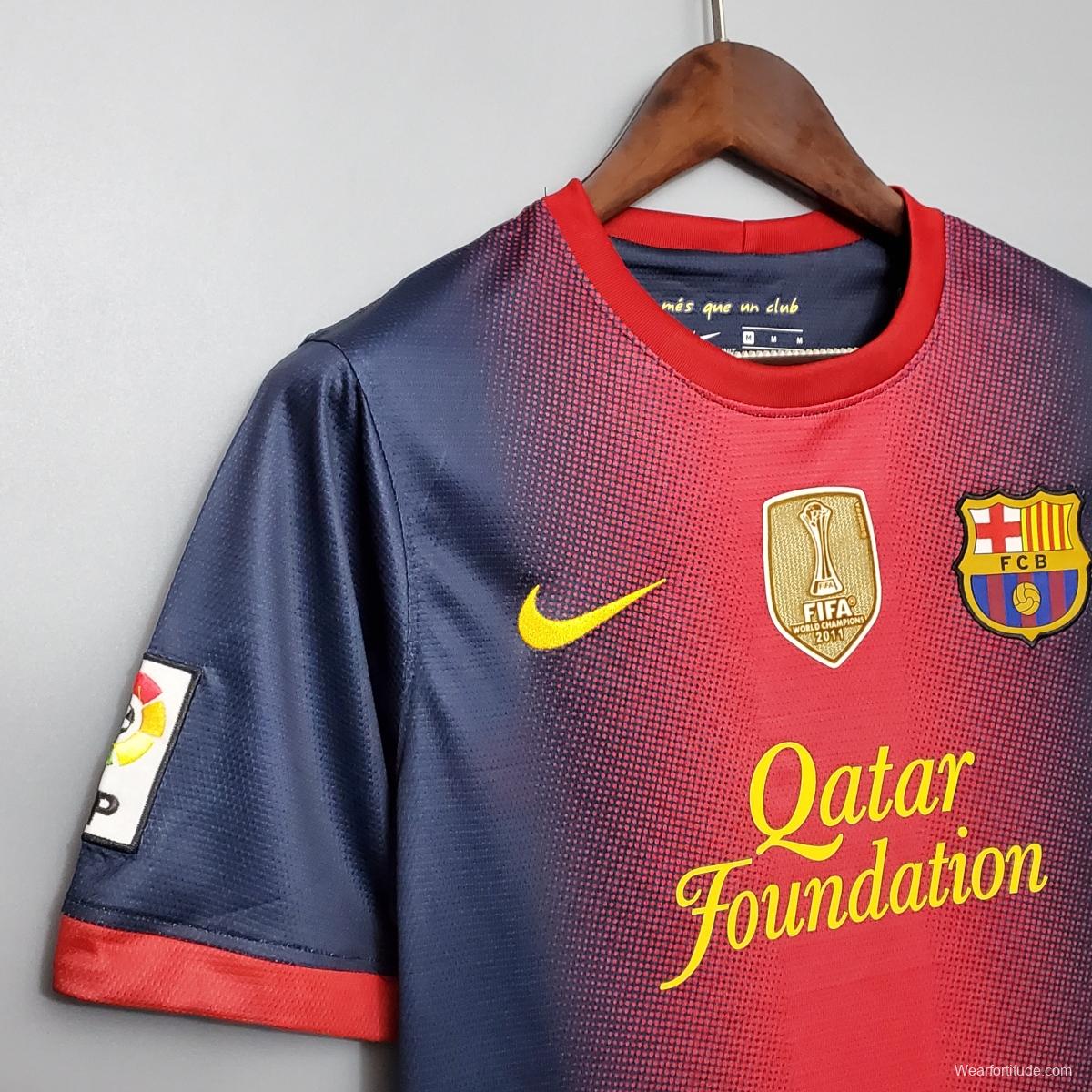 Retro Barcelona 12/13 home Soccer Jersey