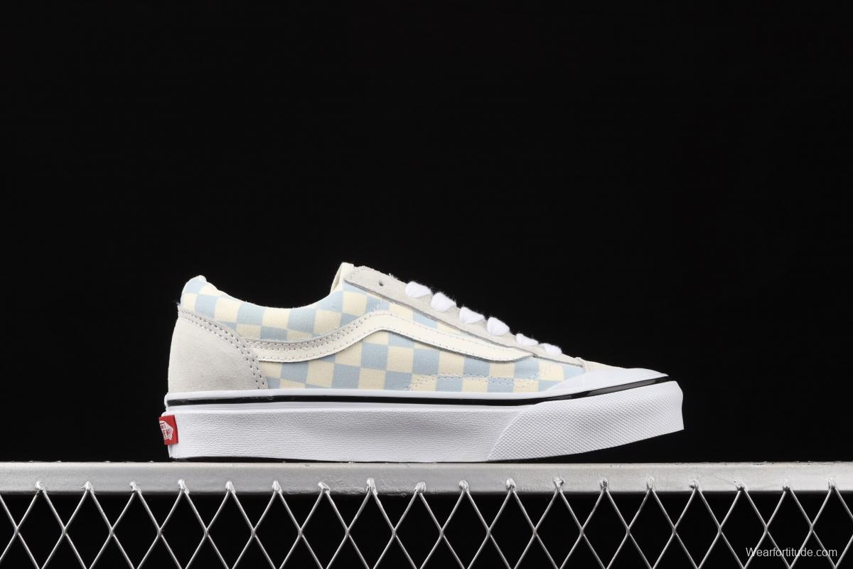 Vans Style 36 Decon SF Vance blue-gray half-moon Baotou vulcanized canvas shoes VN0A3MVLK0A