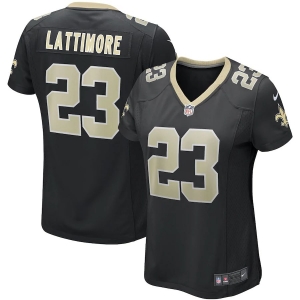 Women's Marshon Lattimore Black Player Limited Team Jersey