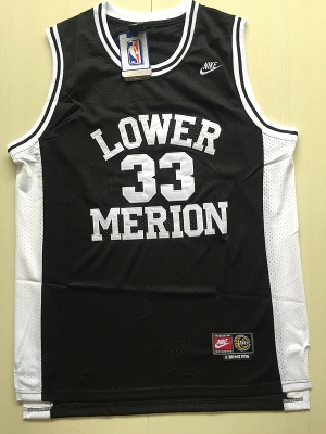 Kobe Bryant 33 Lower Merion High School Black Basketball Jersey