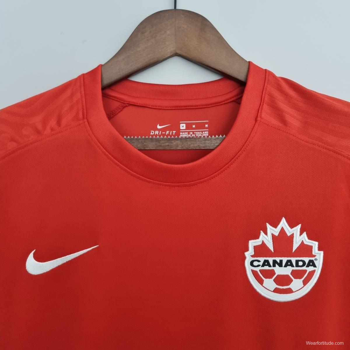 2022 Canada home Soccer Jersey