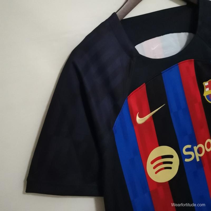 22 23 Barcelona Home Soccer Jersey