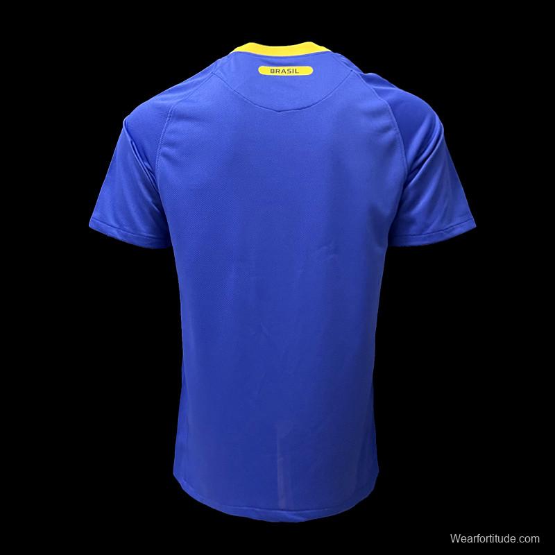 Retro 2010 Brazil Away Soccer Jersey