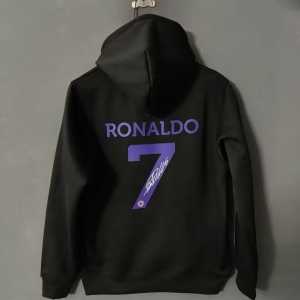 22/23 Al-Nassr FC Home CR7 Ronaldo Black Tracksuit Hoodie