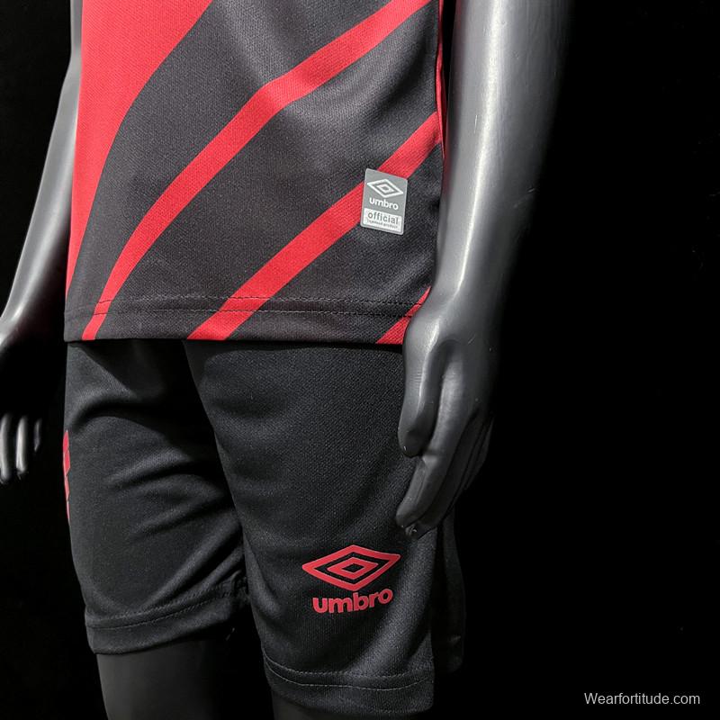 Kids 23/24 Athletico Paranaense Home Jersey Size 16-28