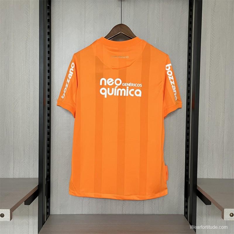 2010 Retro Corinthians Goalkeeper Orange Jersey S-XXXXL