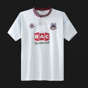 Retro 89/90 West Ham United Away White Jersey